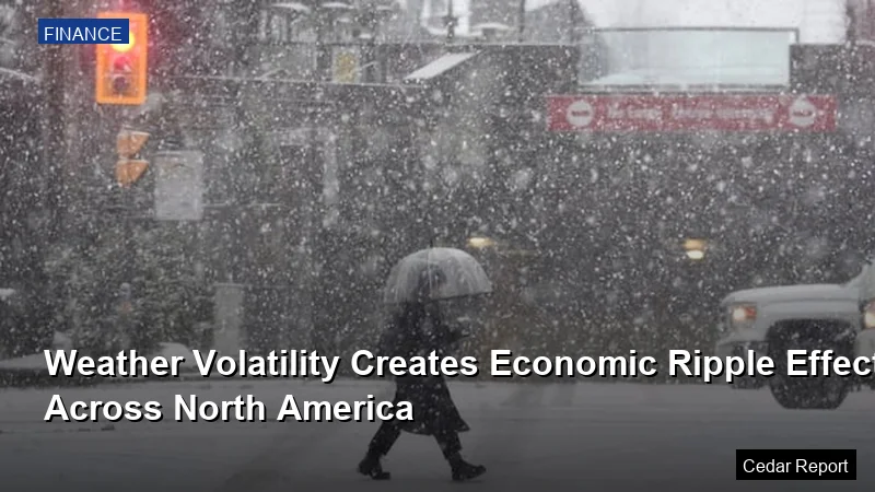Weather Volatility Creates Economic Ripple Effects Across North America